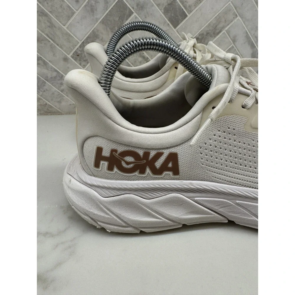 Hoka One One Arahi 7 Running Shoes Women Size 8.5 B 8.5B White Athletic Sneakers
